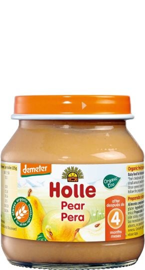 Holle пюре круша 125г - topcho-online.bg Holle пюре круша 125г