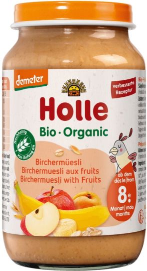 Holle пюре мюсли бирхер 220г - topcho-online.bg Holle пюре мюсли бирхер 220г