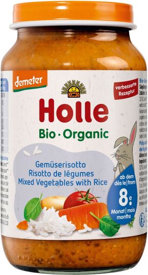 Holle пюре ризото със зеленчуци 220г