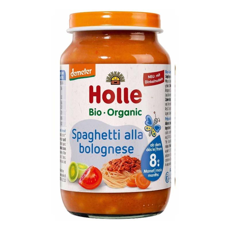 Holle пюре спагети болонезе 220г - topcho-online.bg Holle пюре спагети болонезе 220г