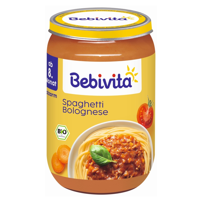 Bebivita БИО спагети Болонезе 220г (8+ месеца)