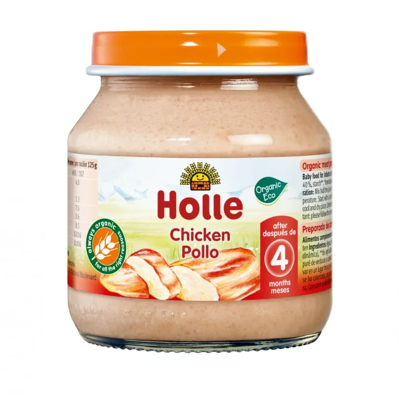 Holle пюре пилешко месо 125г