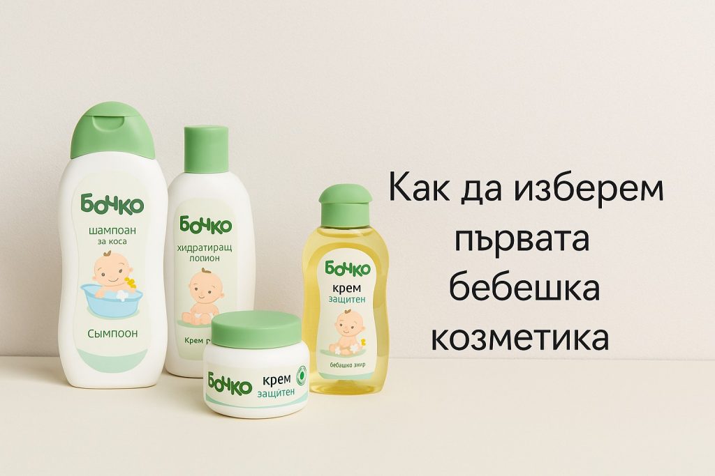 Как да изберем първата бебешка козметика – съвети за чувствителната кожа