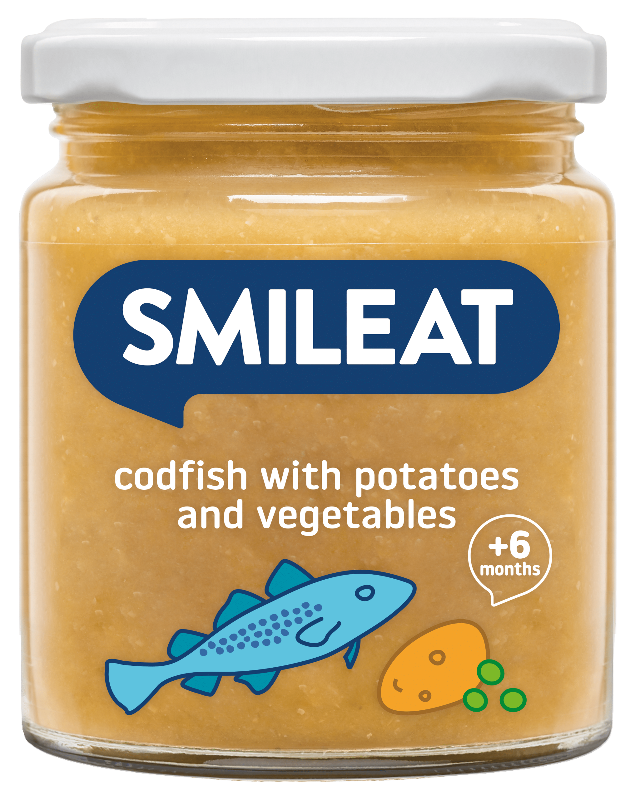Smileat пюре риба треска с картофи зеленчуци 230 гр.