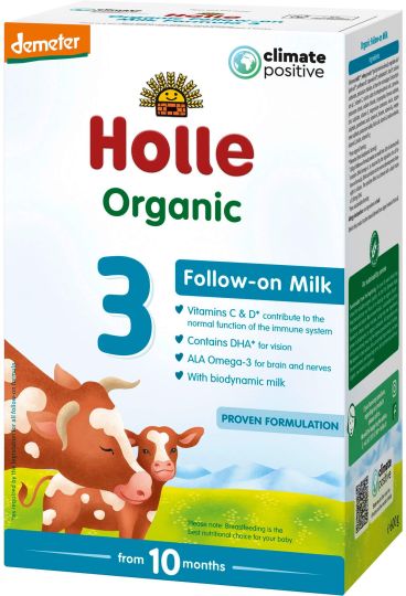 Holle БИО мляко 3 10м+ 600 г