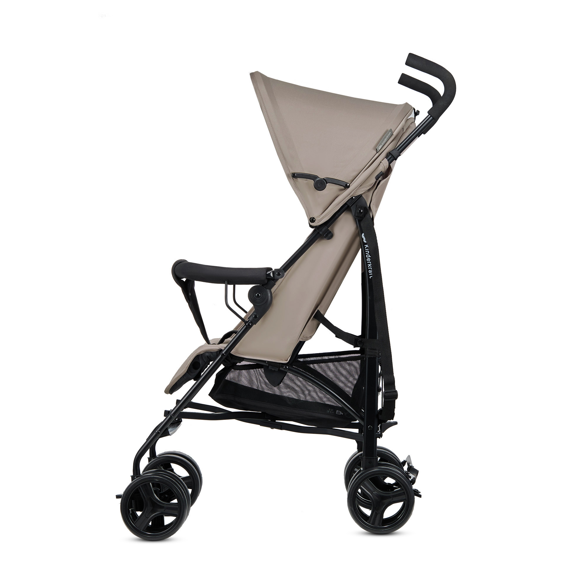 Детска лятна количка Kinderkraft TIK Stone Beige – разгънат изглед