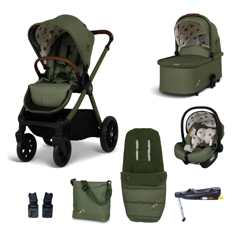 Cosatto Giggle 4 Hoglet количка 3 в 1 – кош, седалка и Isofix база