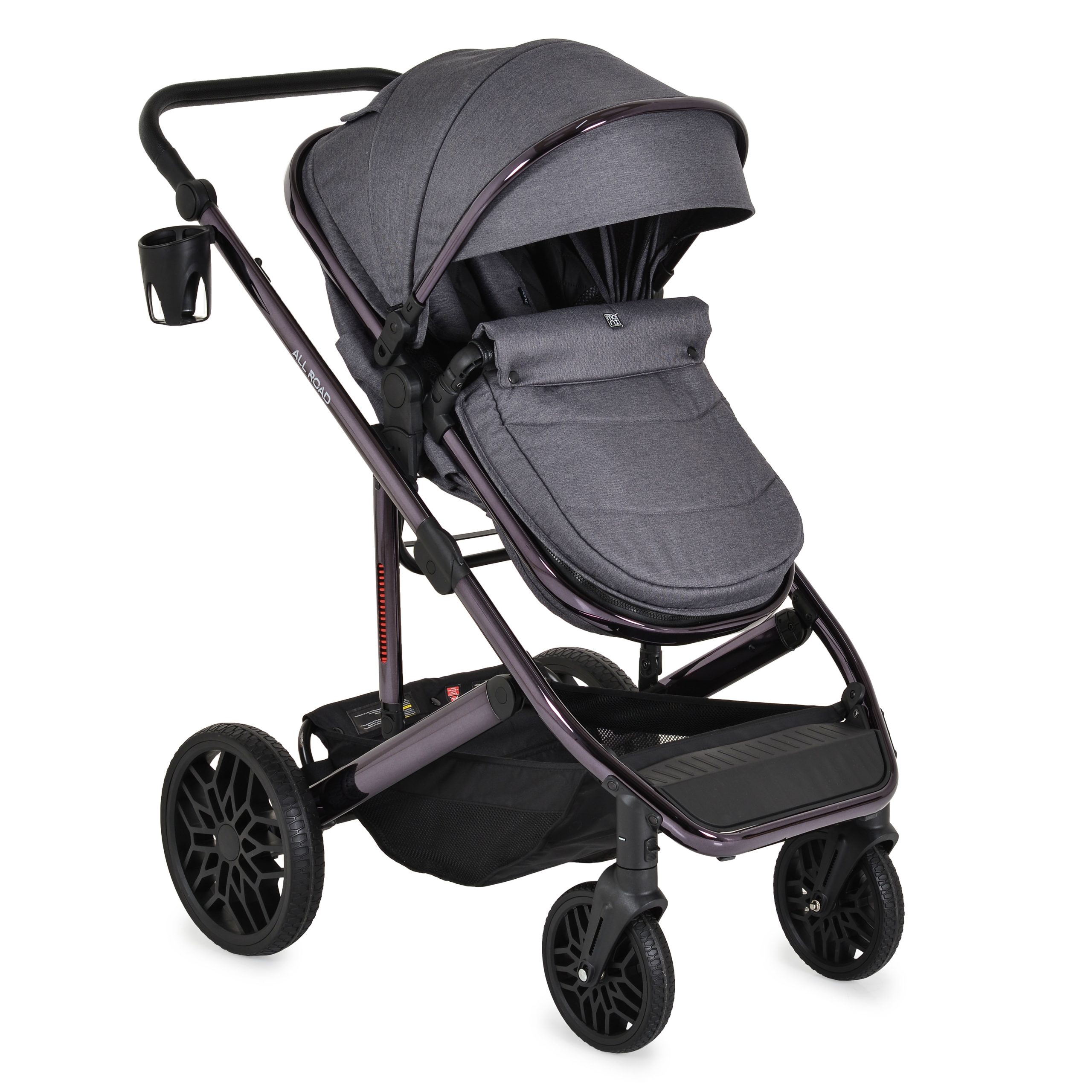 Комбинирана количка Moni All Road Grey 2 в 1 със столче