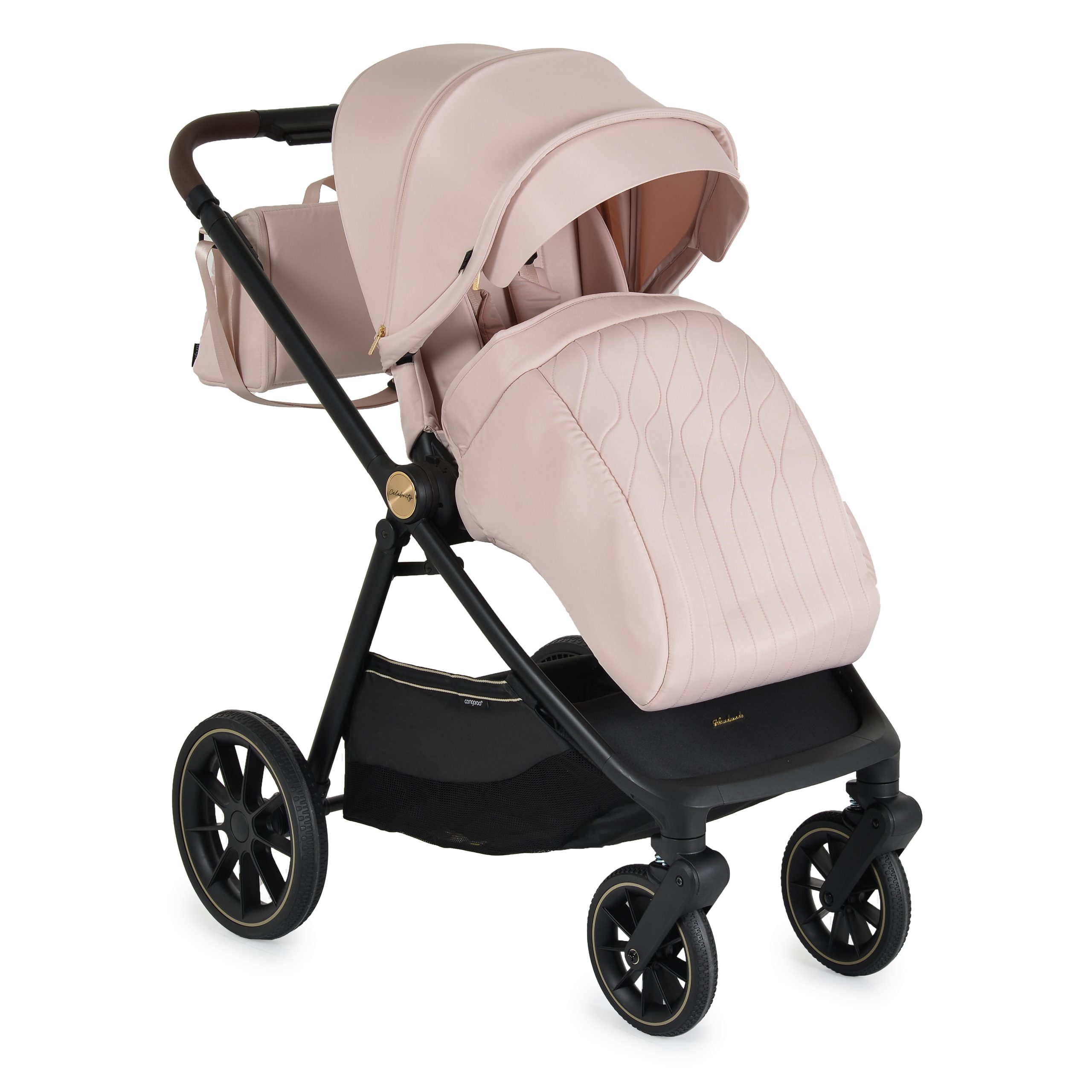 Комбинирана количка Cangaroo Celebrity Cloud-pink 2 в 1