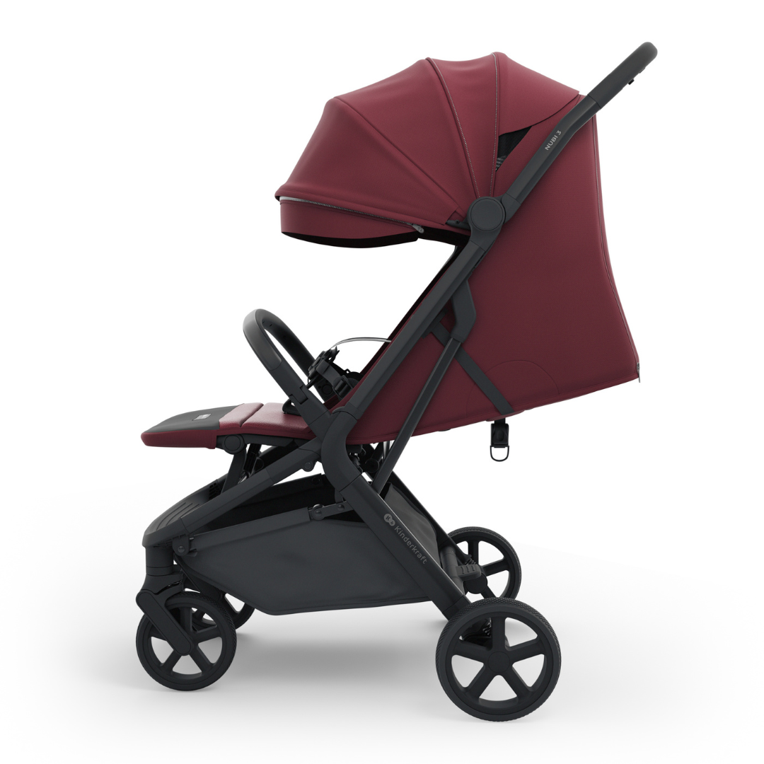 Kinderkraft NUBI 3 бебешка количка DARK RUBY