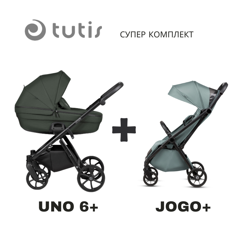 Tutis UNO 6+ бебешка количка 2в1 144 Pistaccio + JOGO+ mint - topcho-online.bg Tutis UNO 6+ бебешка количка 2в1 144 Pistaccio + JOGO+ mint