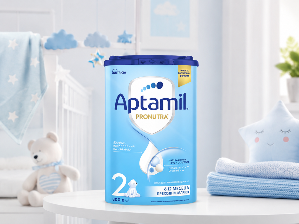 Aptamil 2 цена мнения и възраст след 6 месеца